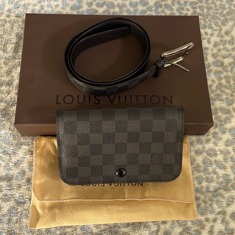 Louis Vuitton Graphite belt bag